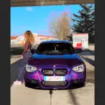 Ravoony Plus Glossy Laser Dark Purple Car Wrap