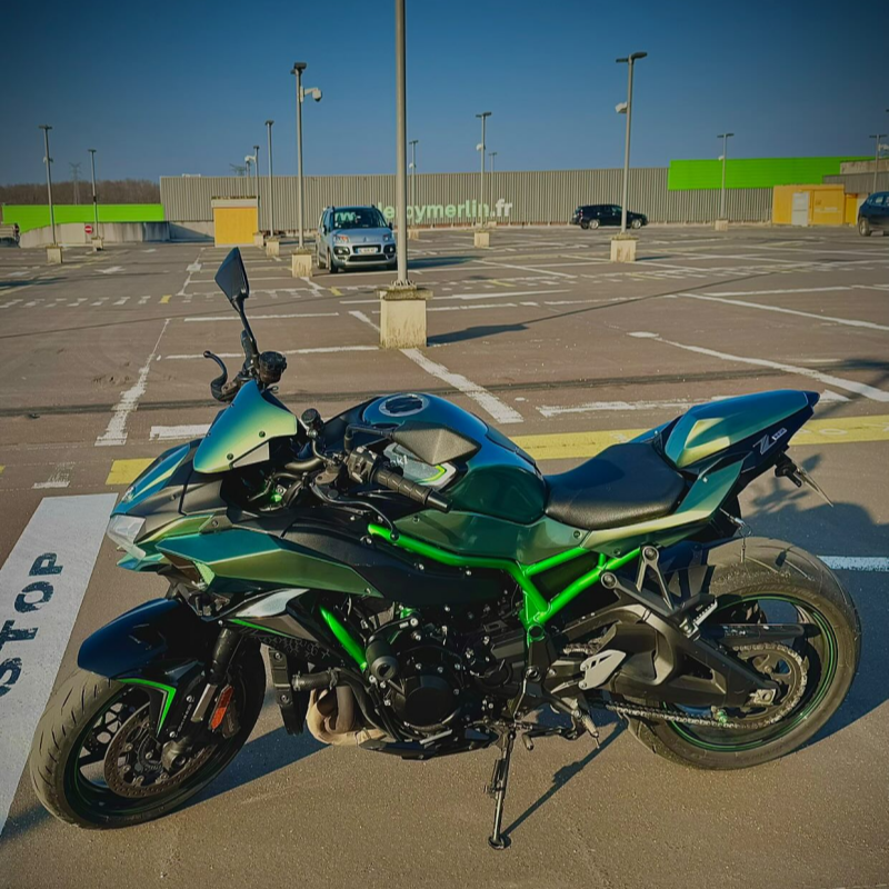 Ravoony Plus Glossy Chameleon Spring Green Car Wrap