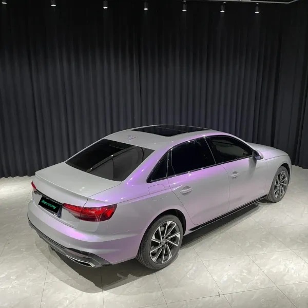 Ravoony Plus Twin Candy Grey Purple Color Fliper Car Wrap