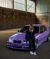 Ravoony Plus Twin Candy Magic Purple Car Wrap