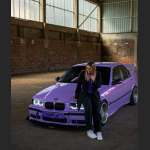Ravoony Plus Twin Candy Magic Purple Car Wrap