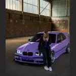 Ravoony Plus Twin Candy Magic Purple Car Wrap