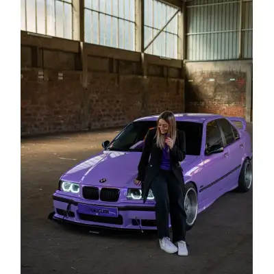 Ravoony Plus Twin Candy Magic Purple Car Wrap 02