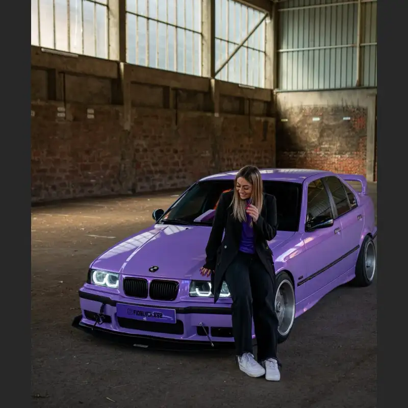 Ravoony Plus Twin Candy Magic Purple Car Wrap