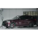 Ravoony Plus PET Gloss Glaze Black Red Vinyl Wrap