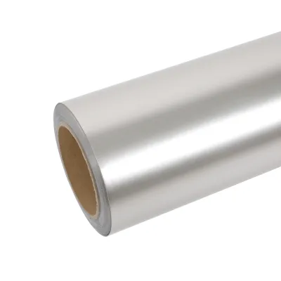Ravoony Plus PET Gloss Metallic Victor Silver Vinyl Car Wrap 01