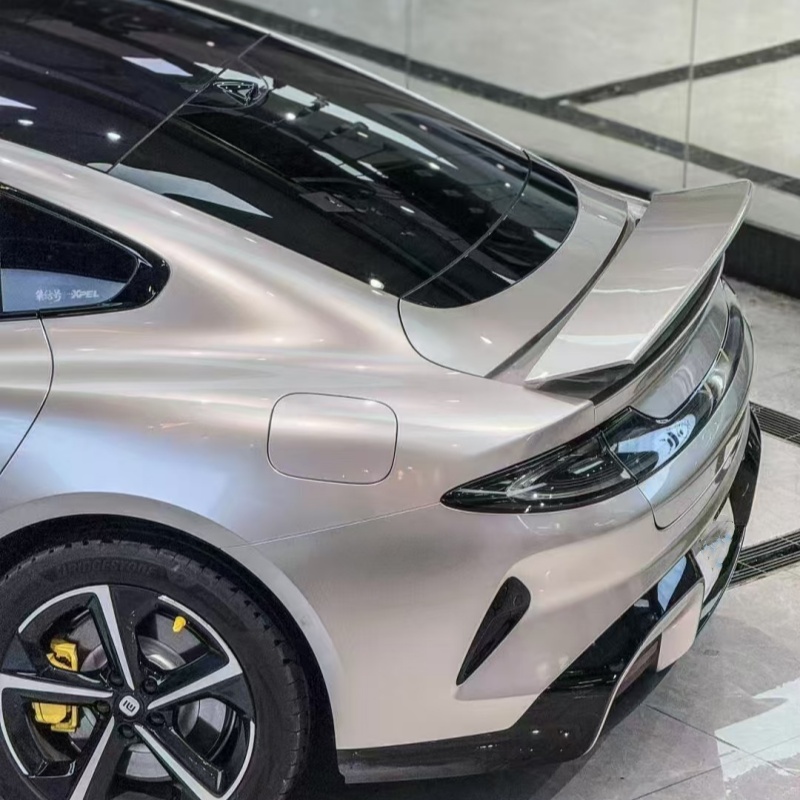 Ravoony Plus PET Gloss Metallic Victor Silver Vinyl Car Wrap