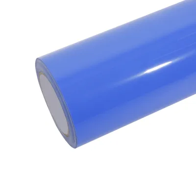 Ravoony Plus PET Gloss Shark Blue Vinyl Wrap 01