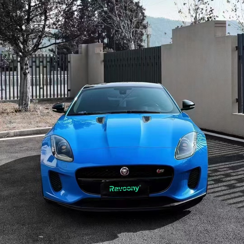 Ravoony Plus PET Gloss Shark Blue Vinyl Wrap