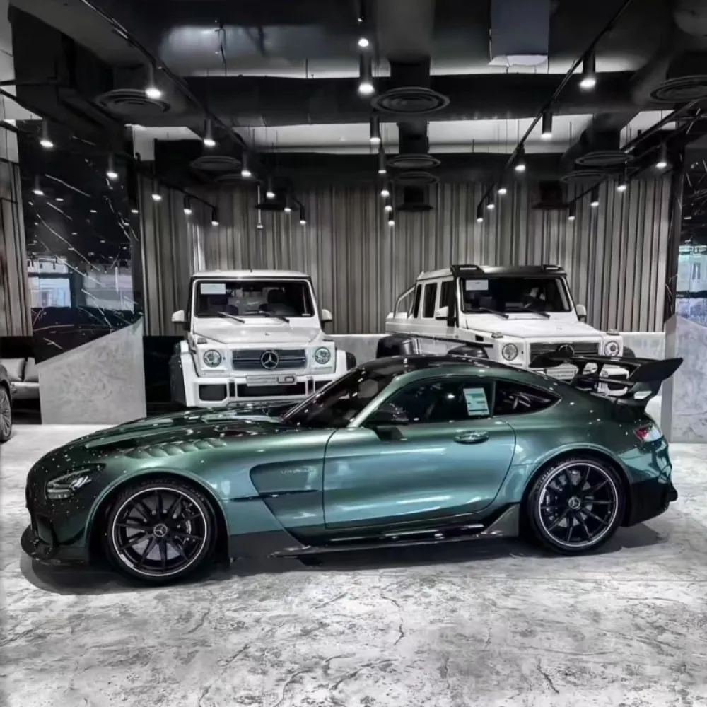 Ravoony Plus PET Gloss Metallic Ryan Green Car Wrap