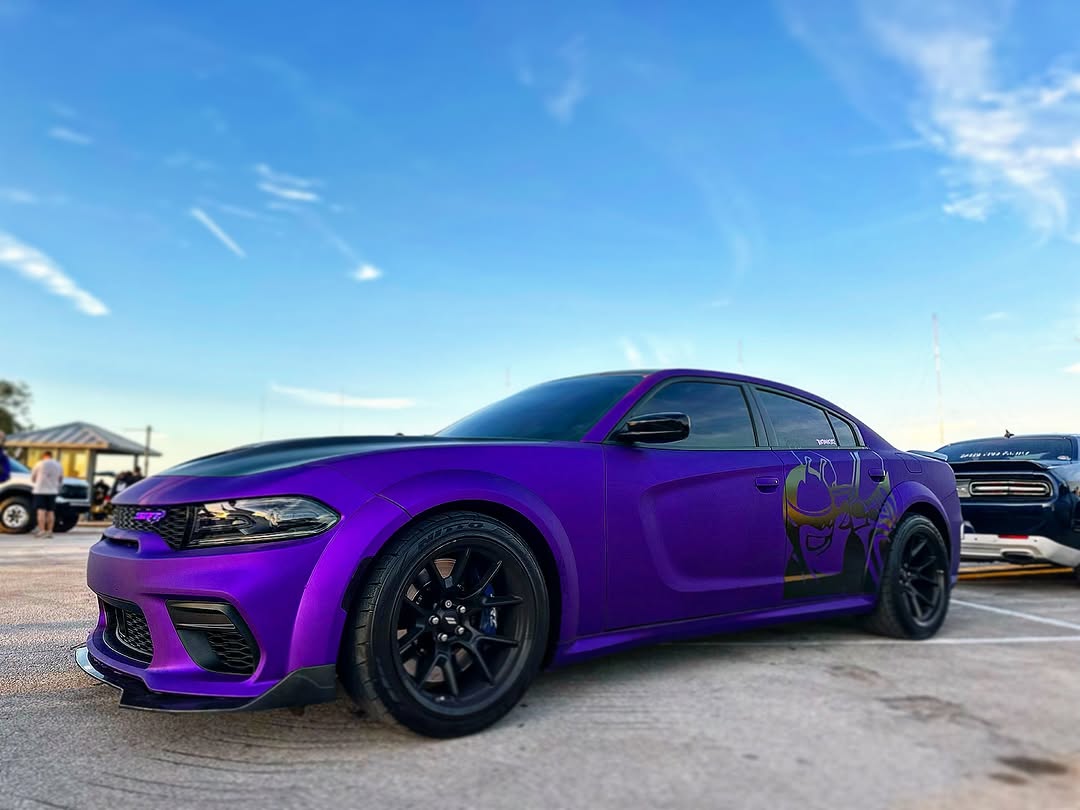Ravoony Plus Matte Midnight Purple Chrome Wrap