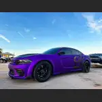 Ravoony Plus Matte Midnight Purple Chrome Wrap