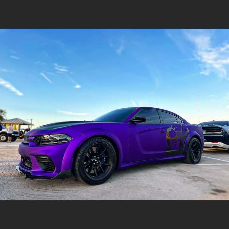 Ravoony Plus Matte Midnight Purple Chrome Wrap