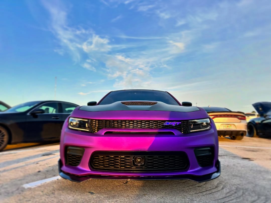 Ravoony Plus Matte Midnight Purple Chrome Wrap