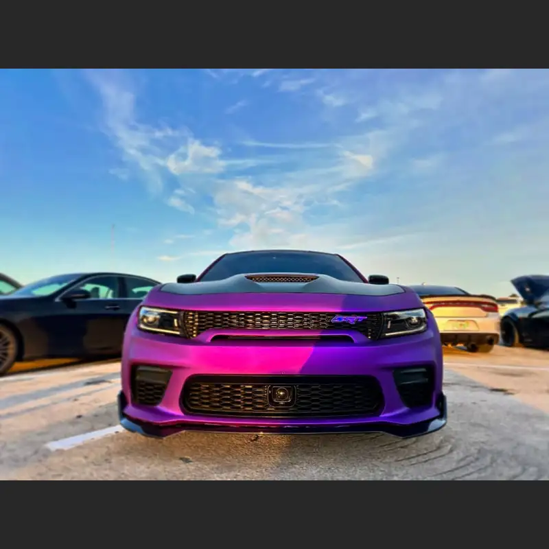 Ravoony Plus Matte Midnight Purple Chrome Wrap