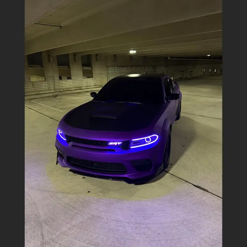 Ravoony Plus Matte Midnight Purple Chrome Wrap