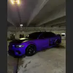 Ravoony Plus Matte Midnight Purple Chrome Wrap