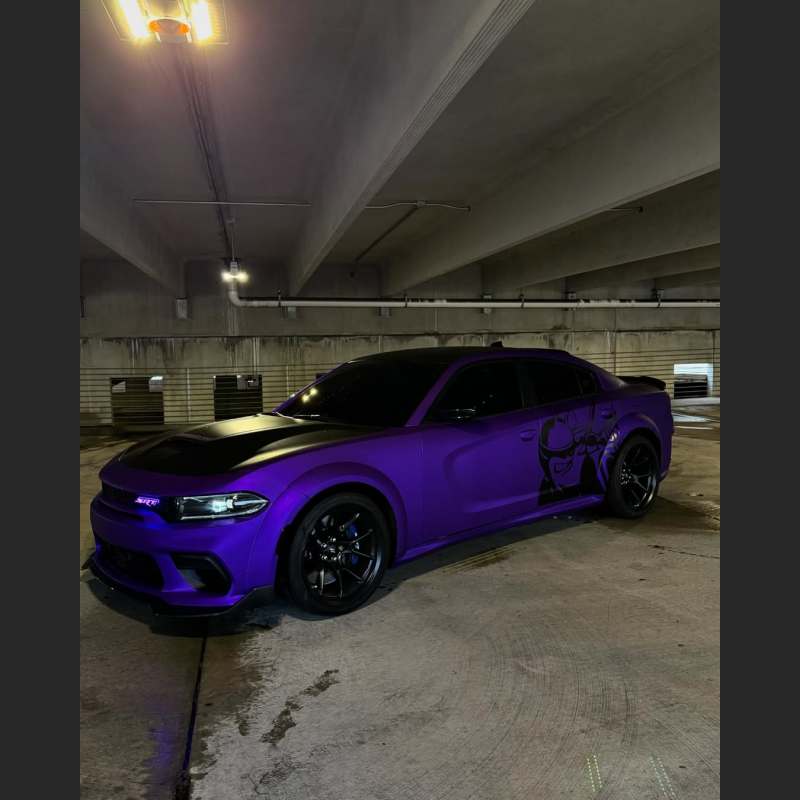 Ravoony Plus Matte Midnight Purple Chrome Wrap