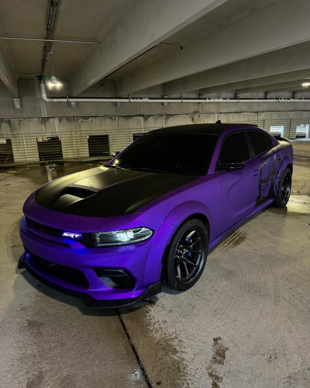 Ravoony Plus Matte Midnight Purple Chrome Wrap