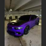 Ravoony Plus Matte Midnight Purple Chrome Wrap
