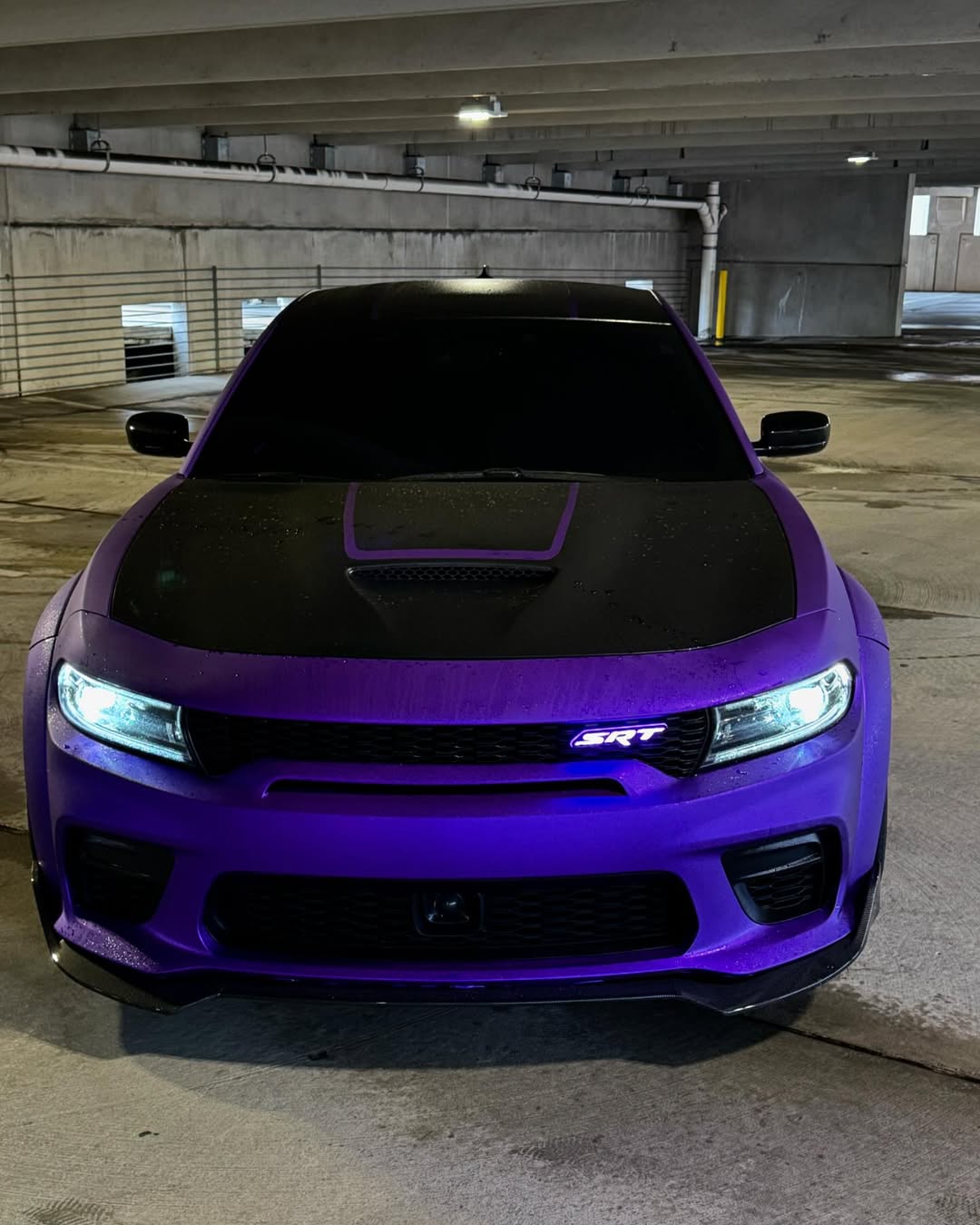 Ravoony Plus Matte Midnight Purple Chrome Wrap