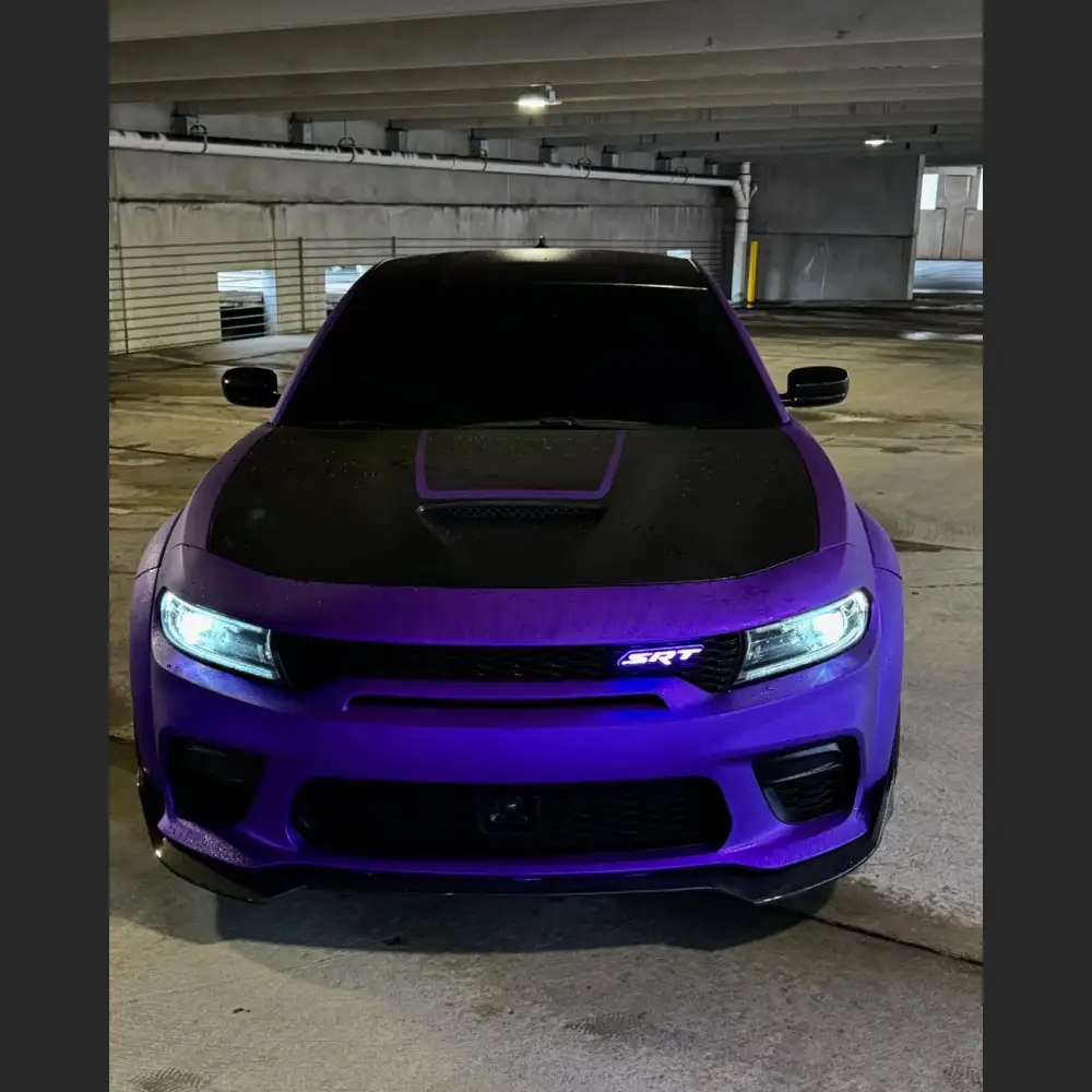 Ravoony Plus Matte Midnight Purple Chrome Wrap