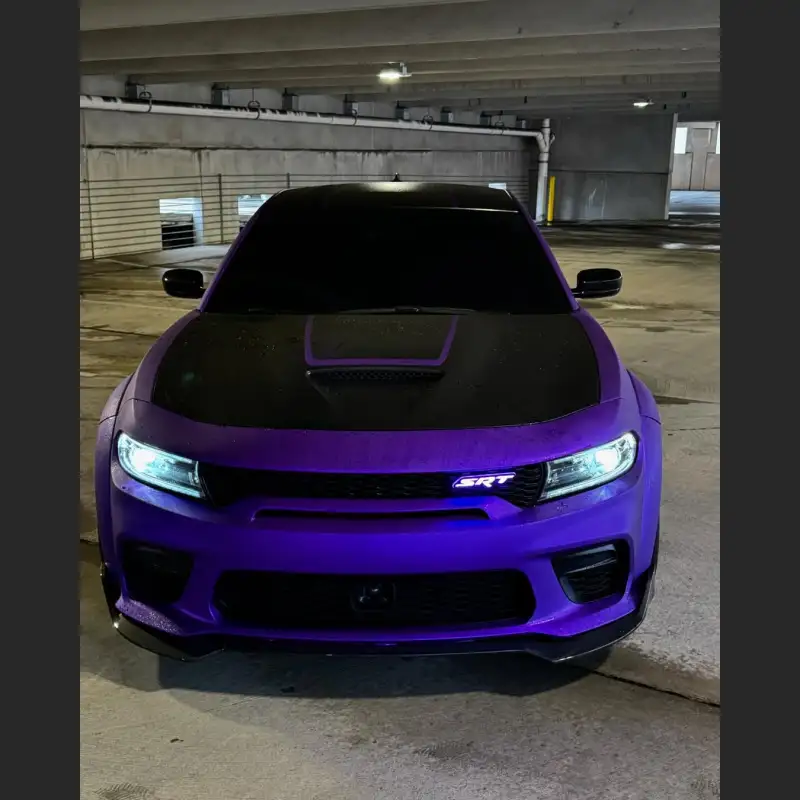 Ravoony Plus Matte Midnight Purple Chrome Wrap