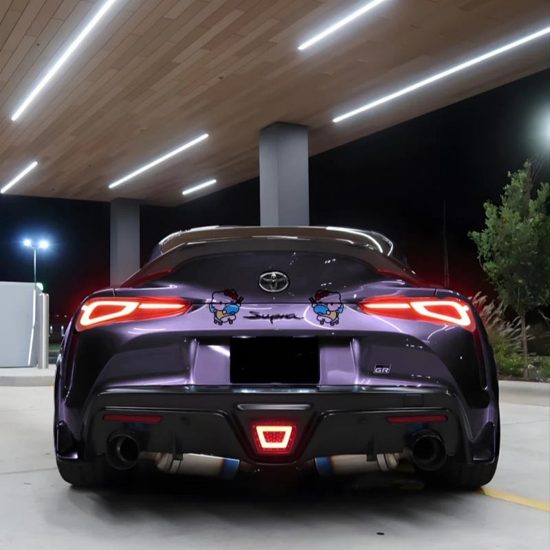 Ravoony Plus PET Gloss Metallic Galaxy Purple Car Vinyl Wrap