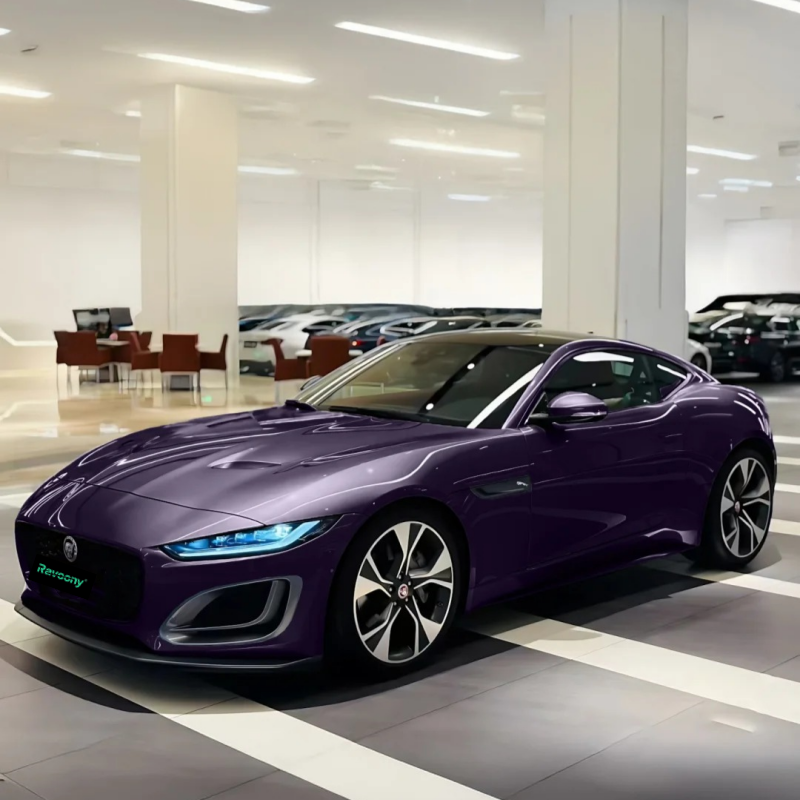 Ravoony Plus PET Gloss Metallic Galaxy Purple Car Vinyl Wrap