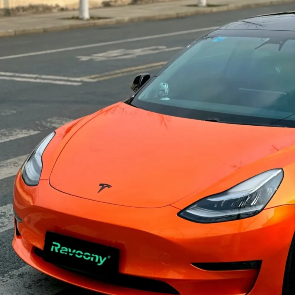 Ravoony Plus Burnt Orange Car Wrap