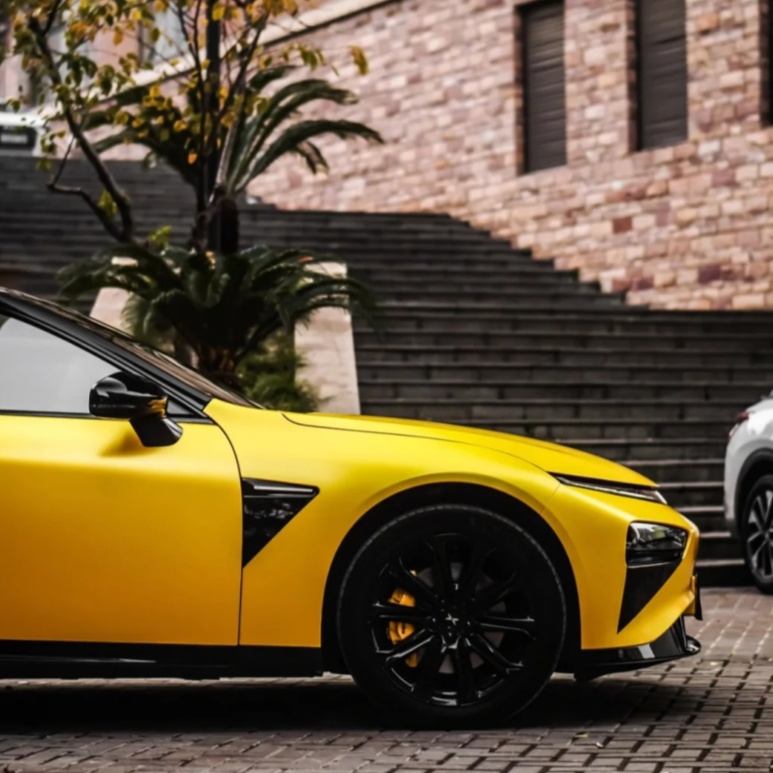 Ravoony Plus Matte Pure Metal Yellow Gold Vinyl Wrap