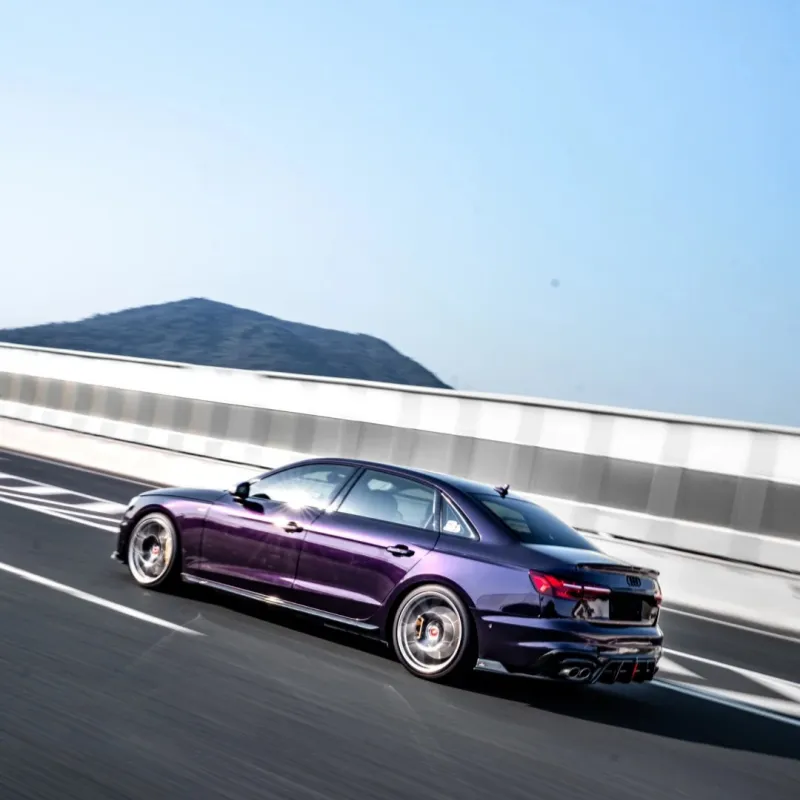 Ravoony Plus Gloss Ghost Midnight Purple Car Vinyl Wrap