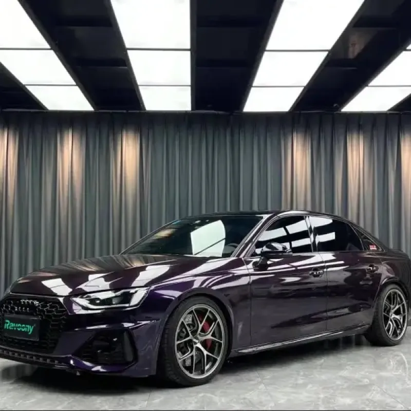 Ravoony Plus Gloss Ghost Midnight Purple Car Vinyl Wrap