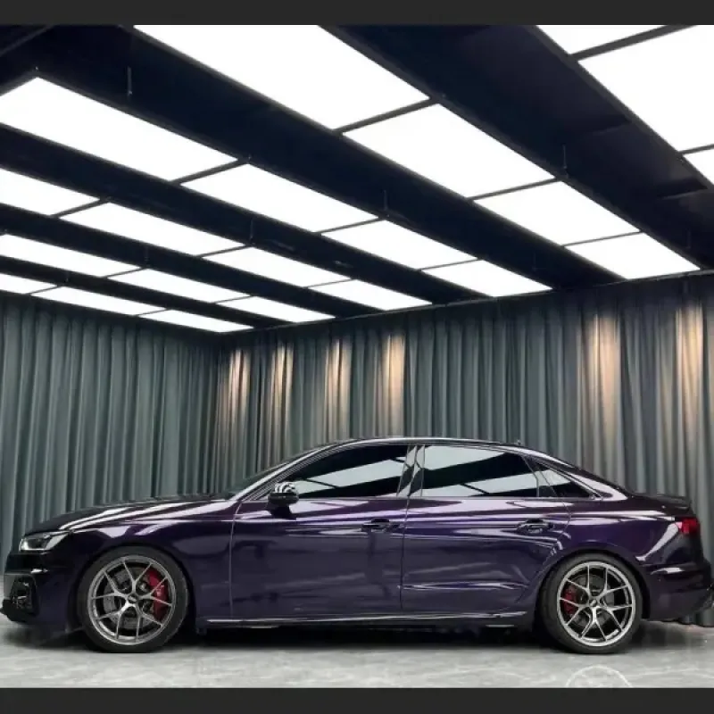 Ravoony Plus Gloss Ghost Midnight Purple Car Vinyl Wrap