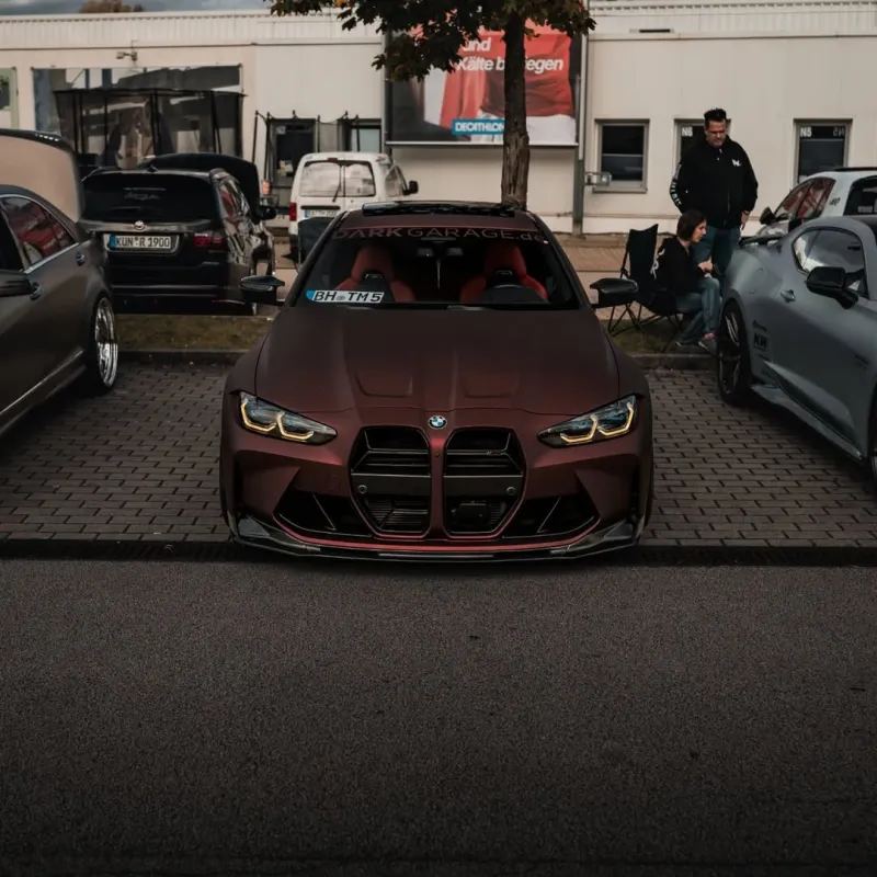  Ravoony Plus Ultra-Matte Wine Red Car Wrap