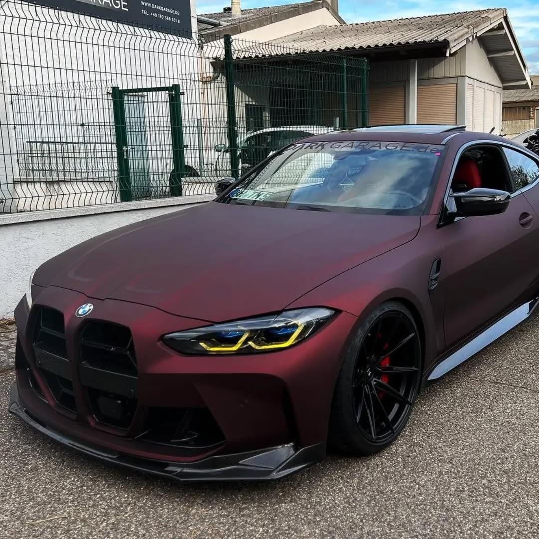  Ravoony Plus Ultra-Matte Wine Red Car Wrap