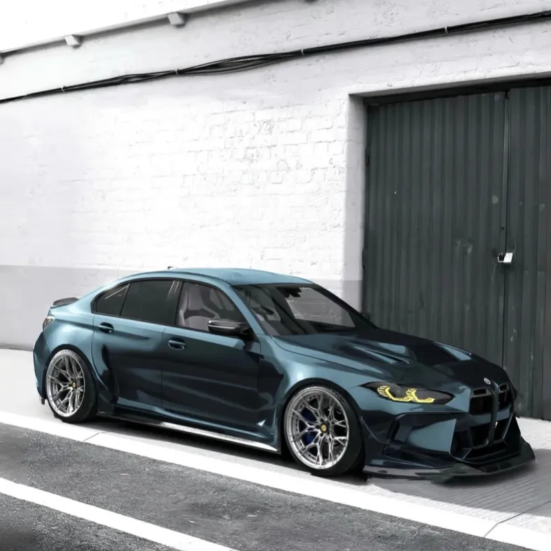 Ravoony Basic Glossy Metallic Emerald Green Car Wrap