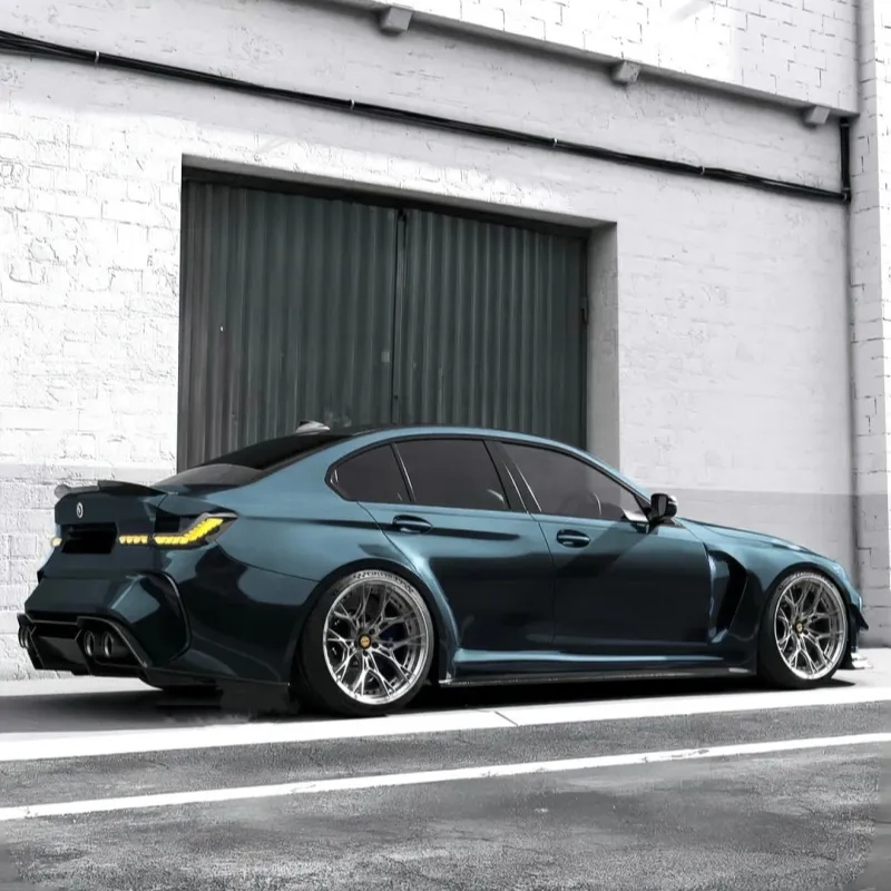 Ravoony Basic Glossy Metallic Emerald Green Car Wrap