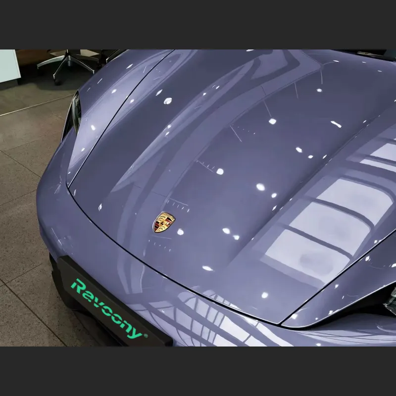 Ravoony Basic Glossy Glacier Mist Violet Car Wrap