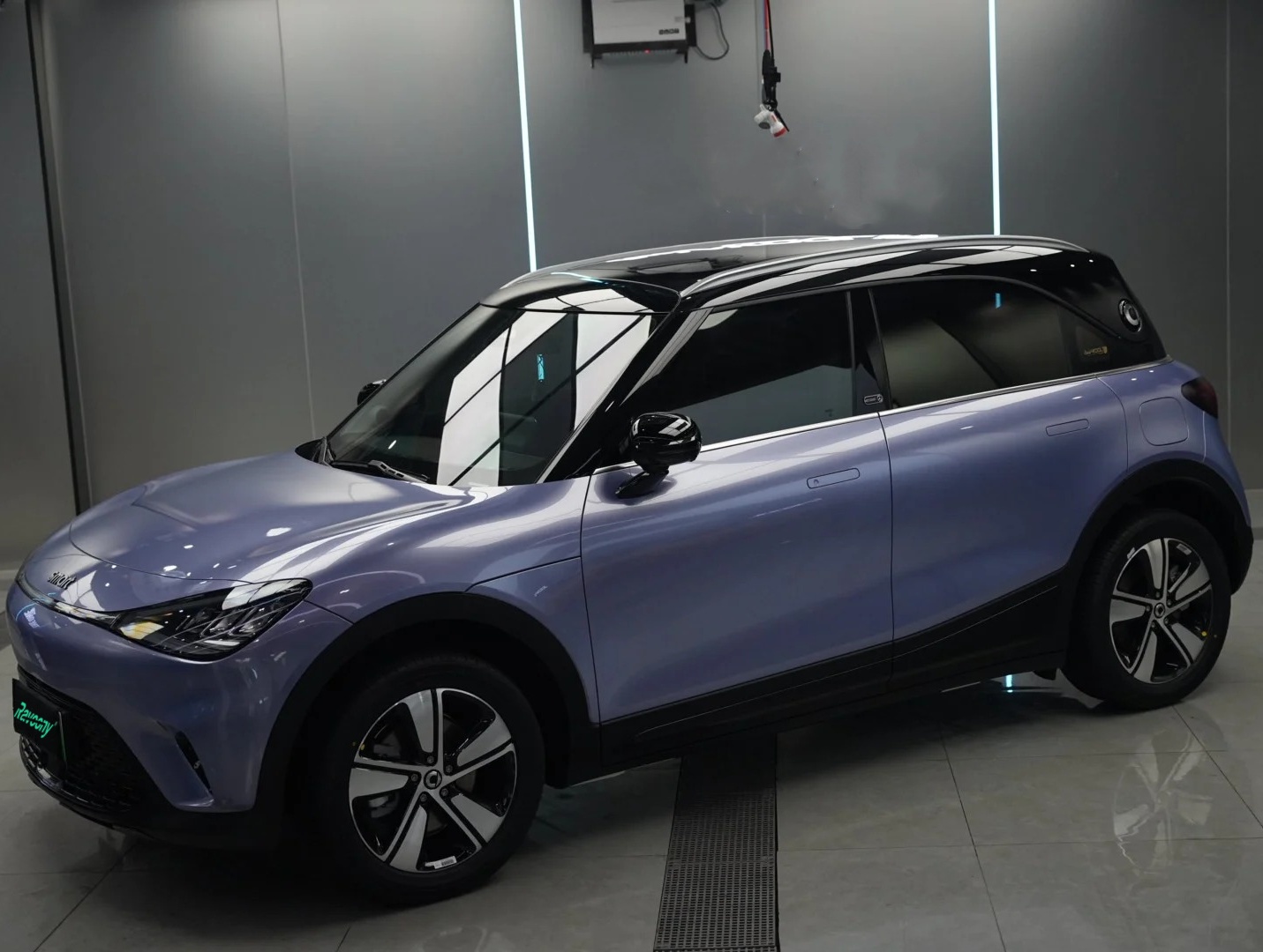 Ravoony Basic Glossy Glacier Mist Violet Car Wrap