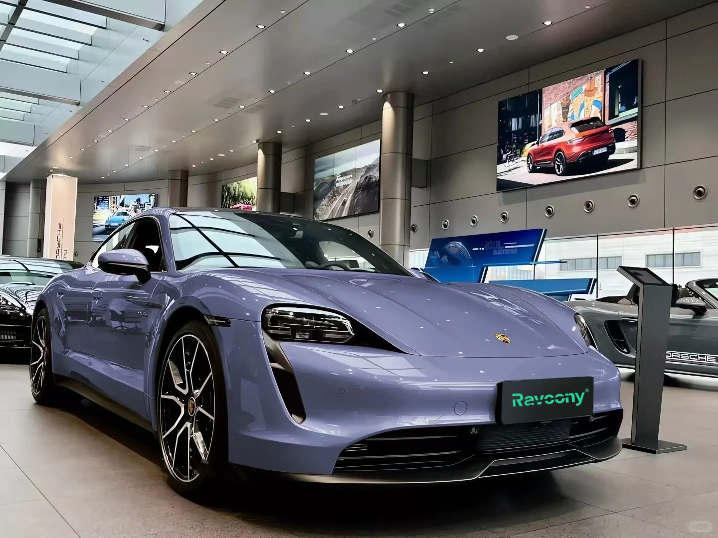 Ravoony Basic Glossy Glacier Mist Violet Car Wrap