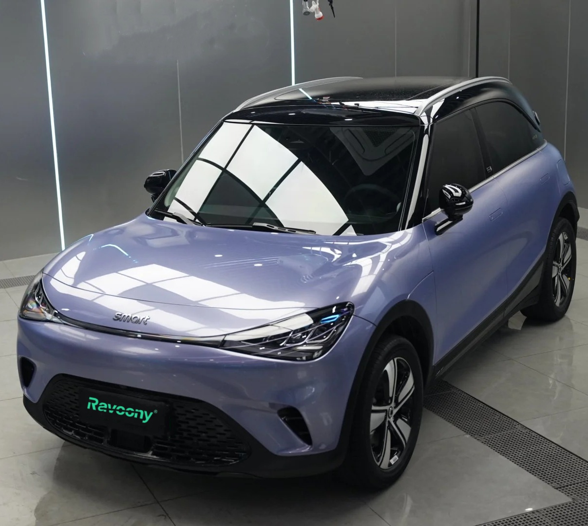 Ravoony Basic Glossy Glacier Mist Violet Car Wrap