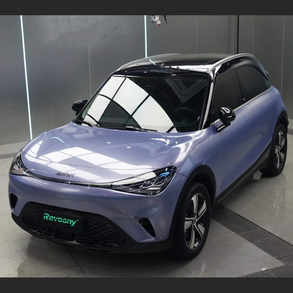 Ravoony Basic Glossy Glacier Mist Violet Car Wrap