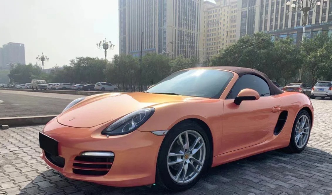 Ravoony Plus Gloss Coral Peach Vinyl Wrap