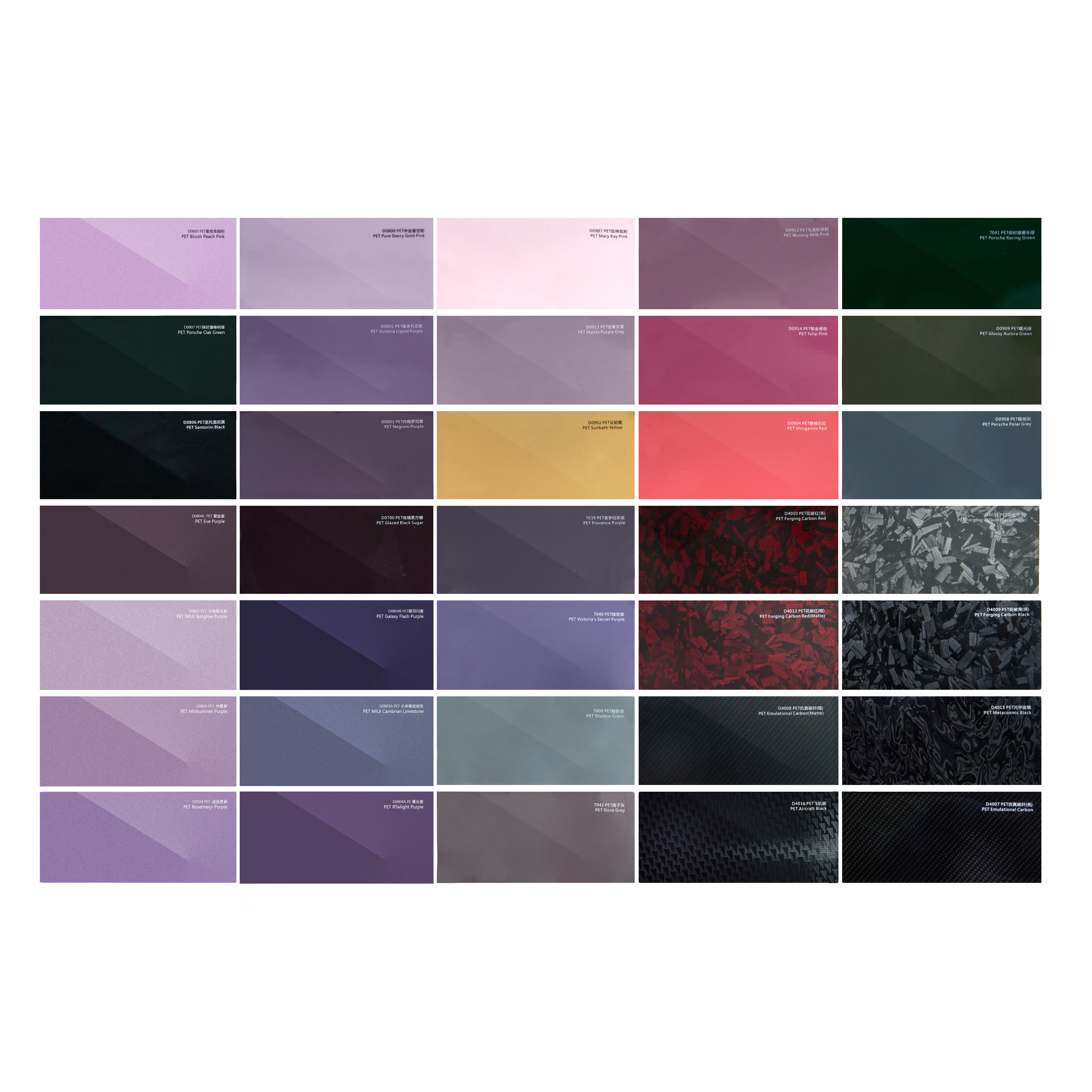 Ravoony Plus New PET Color Swatch 2025
