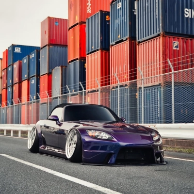 Ravoony Pro TPU Gloss Metallic Midnight Purple PPF Film 02