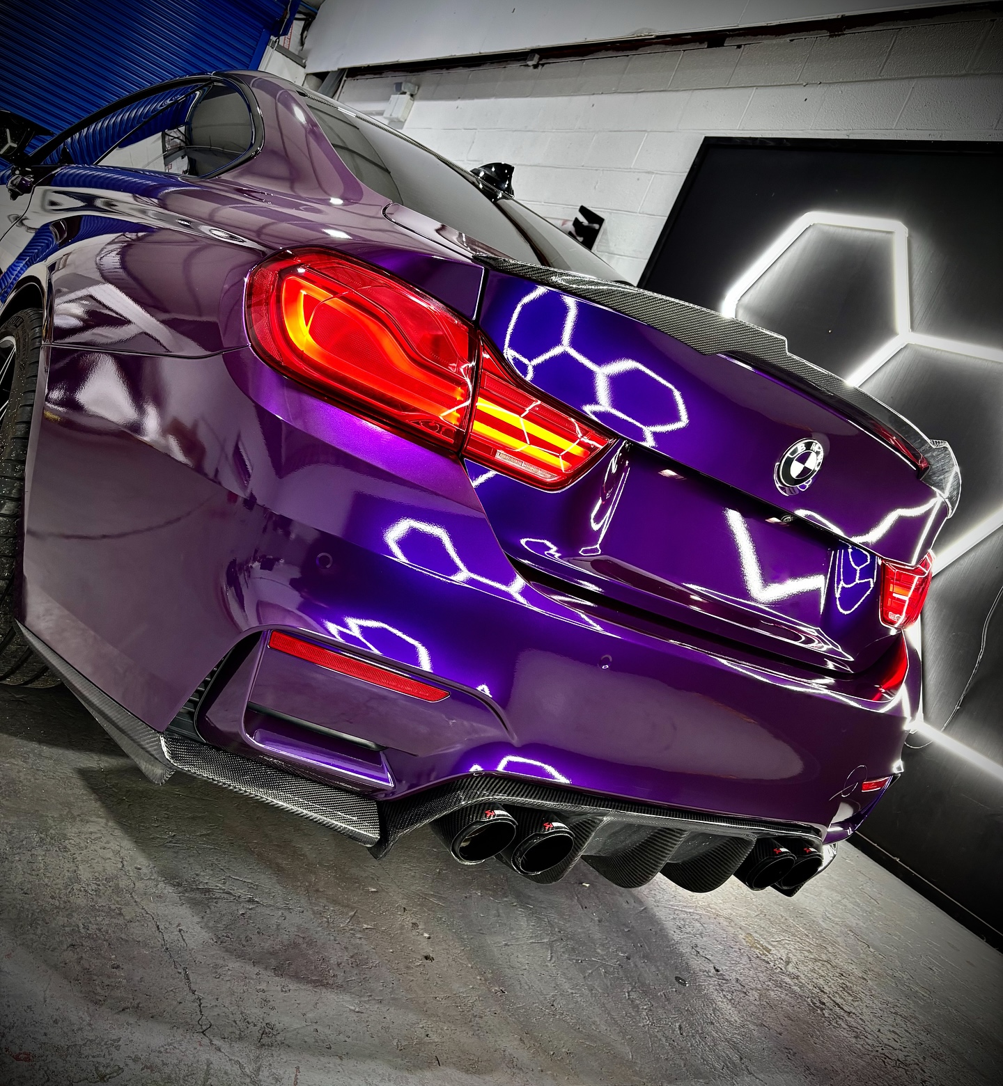 Ravoony Pro TPU Gloss Metallic Midnight Purple PPF Film