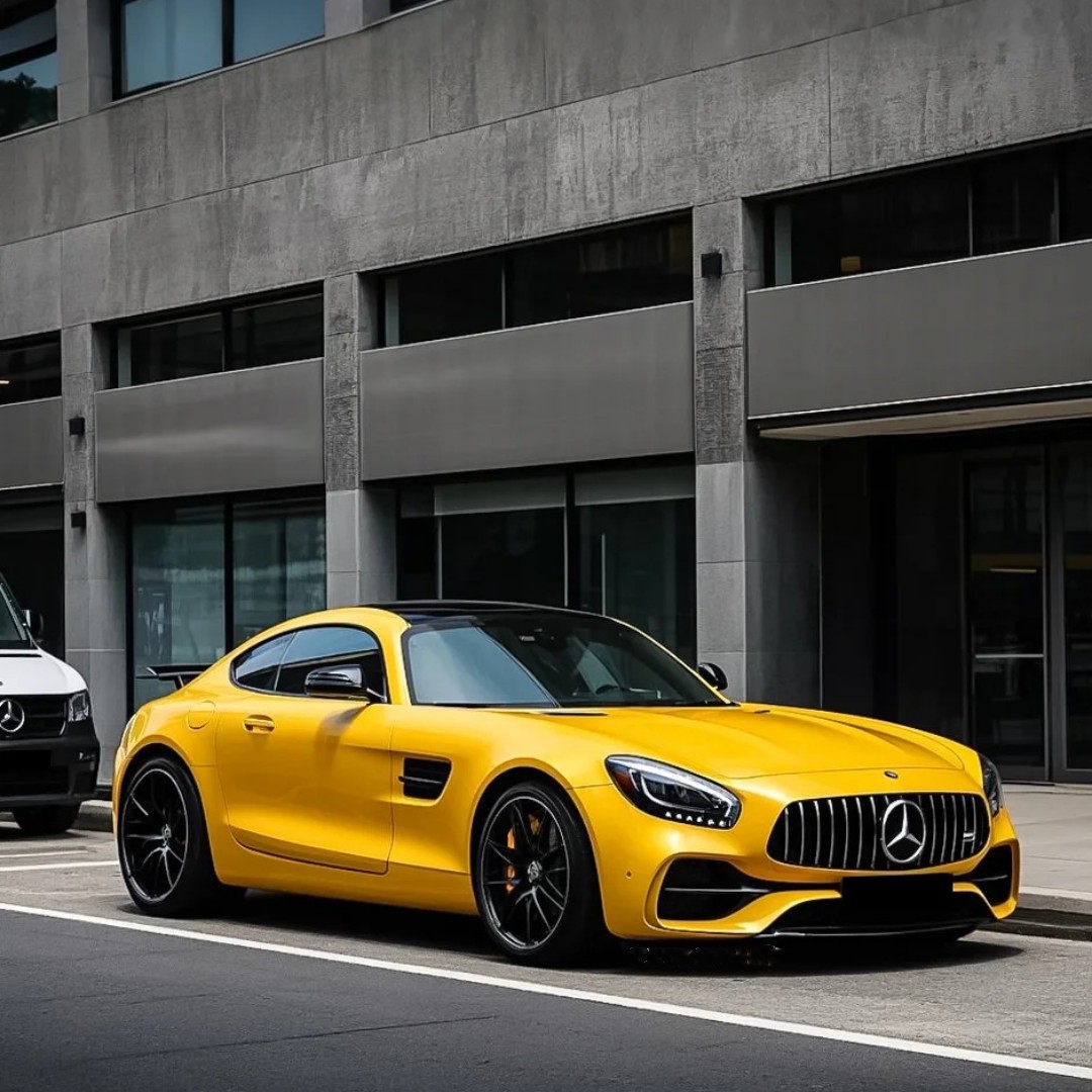 Ravoony Plus Gloss Sparkle Sunflower Yellow Vinyl Wrap