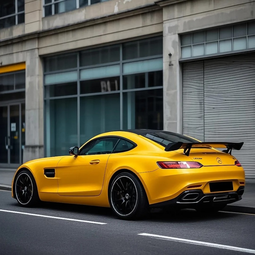 Ravoony Plus Gloss Sparkle Sunflower Yellow Vinyl Wrap