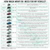 Ravoony Plus Glossy Metal Paint Mist Blue Car Wrap